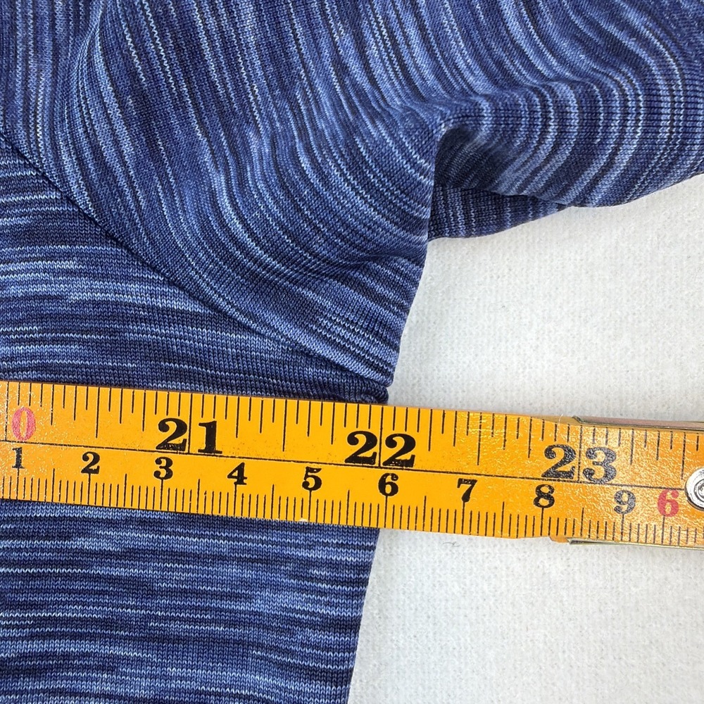 Lady Hagen Women's Golf Polo Shirt XL Blue Space Dye Performance Stretch - Picture 7 of 7